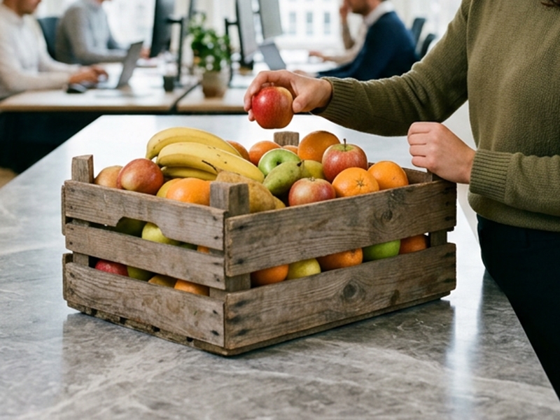 Werkfruit en zakelijke boodschappen